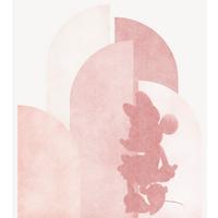 Fototapete Minnie Creative Aesthetic - Rot/Schwarz, Trend, Textil (250/280cm)