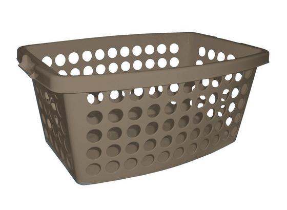 Ruháskosár Carmen - Taupe, konvencionális, Műanyag (56/39/22cm) - Plast 1 Ruháskosár Carmen - Taupe, konvencionális, Műanyag (56/39/22cm) - Plast 1