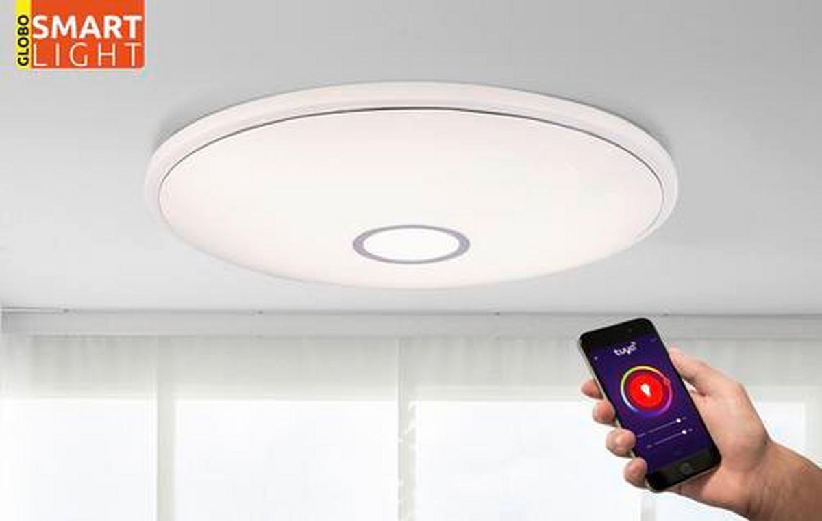 Led-deckenleuchte Connor D: 68 Cm - Basics, Kunststoff/Metall (68/9cm) - Globo