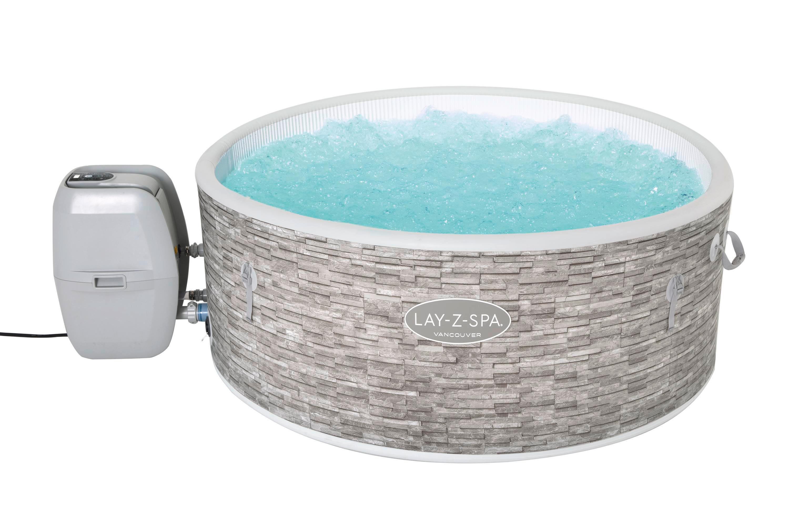 Whirlpool Adela Sivá Ø Ca. 155cm - sivá, Moderný, kov/plast (155/60cm) - Bestway