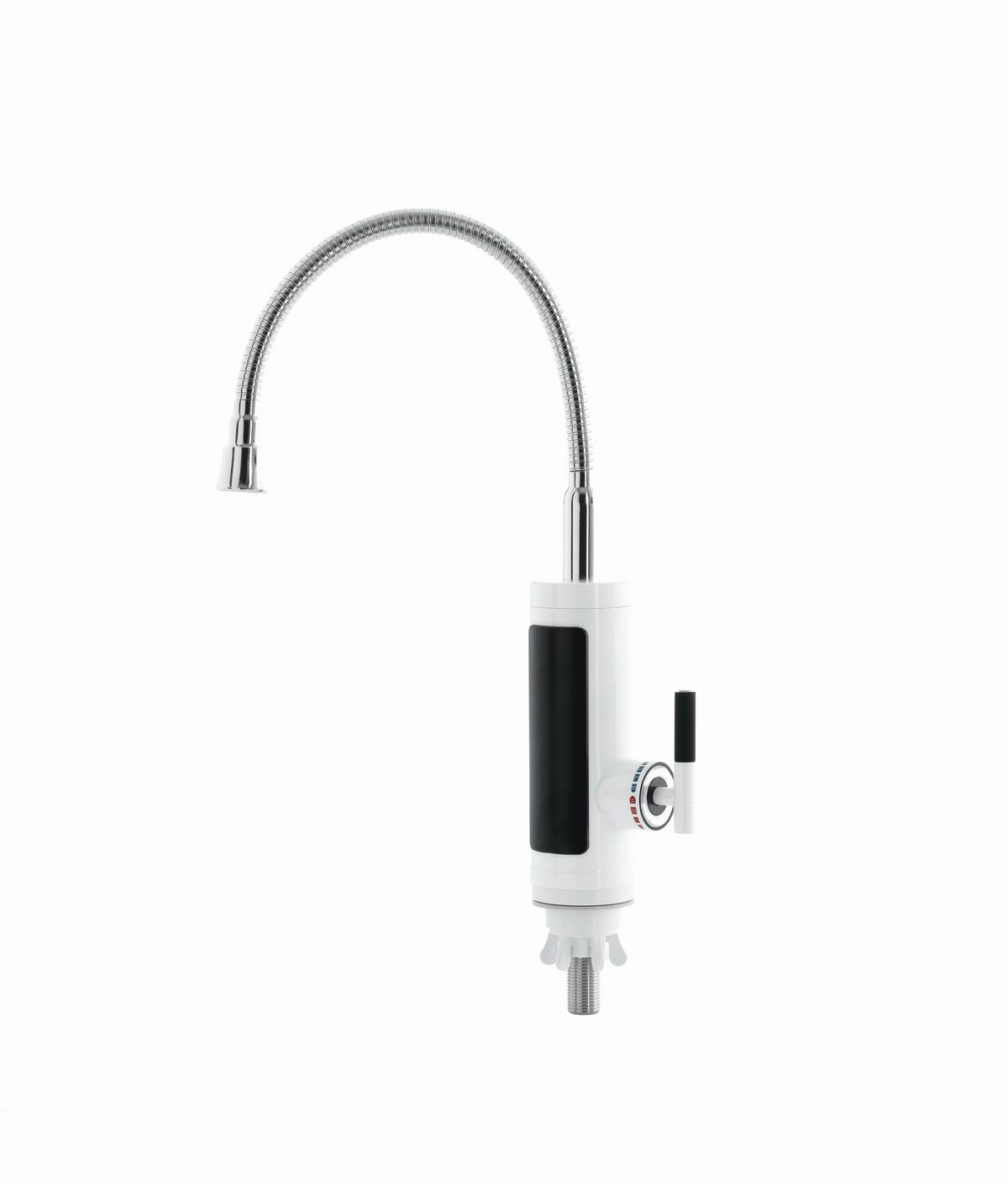 KÜCHENARMATUR 3600W, Warm- und Kaltwasser - Chromfarben/Weiß, Basics, Kunststoff (36,5/15/6,5cm) - EASYMAXX