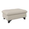 Hocker Gemini Beige,b: 108cm - Chromfarben/Beige, KONVENTIONELL, Textil (108/46/108cm)