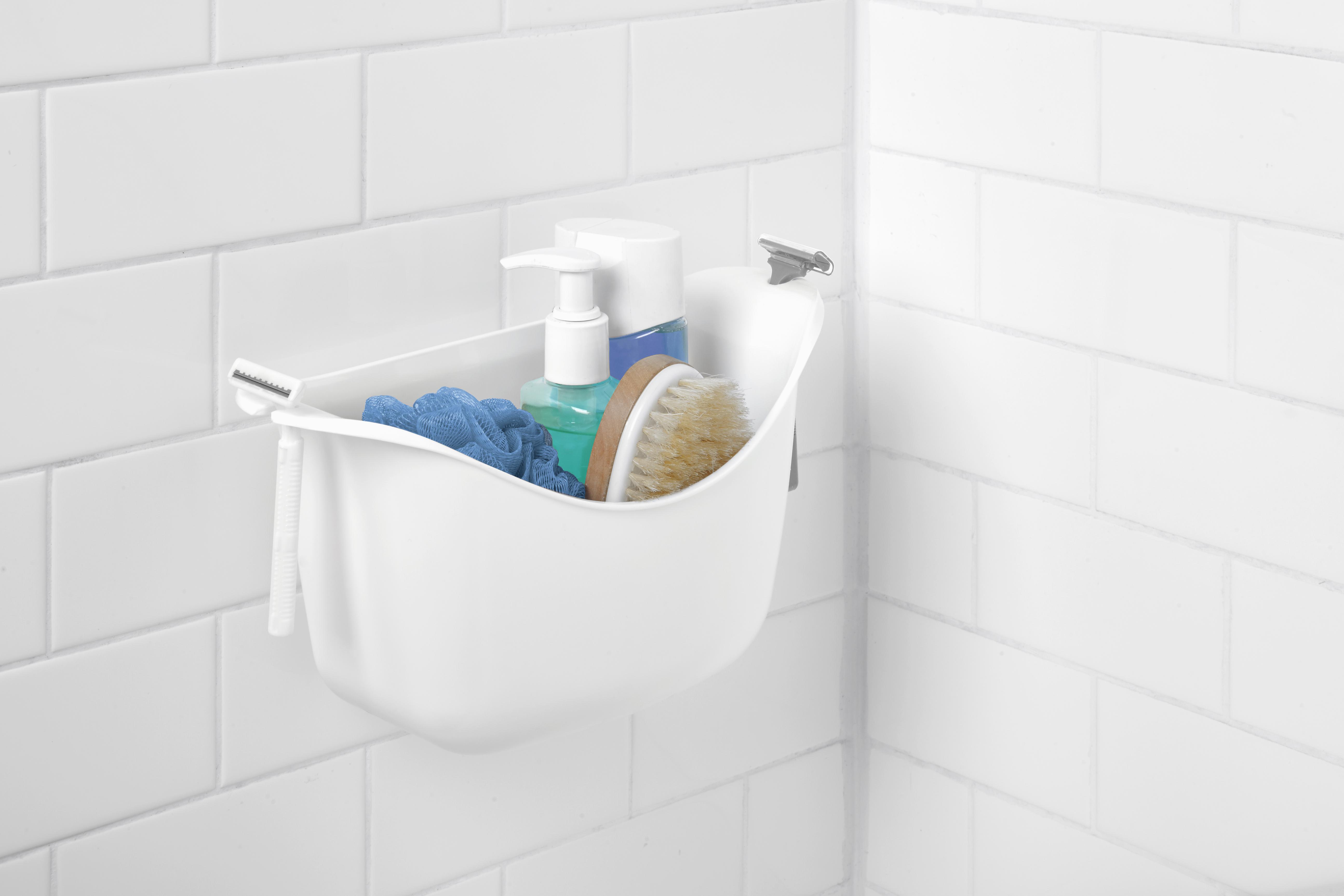 SPRCHOVÝ KOŠ EASY - bílá, Moderní, plast (29/14/15,6cm) - Premium Living