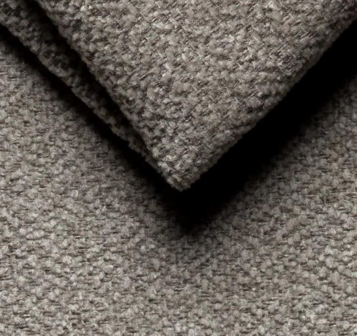 Rohová sedačka FALCO, levá, stříbrná žinylka,2x op.hlavy - barvy stříbra/černá, Konvenční, dřevo/kompozitní dřevo (183/251cm) - Ondega