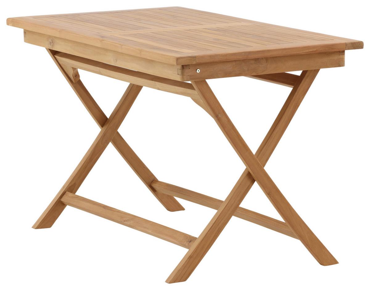 Gartentisch Kenya Teakholz L: 120cm - Teakfarben, KONVENTIONELL, Holz (120/70/75cm) - Gardenson
