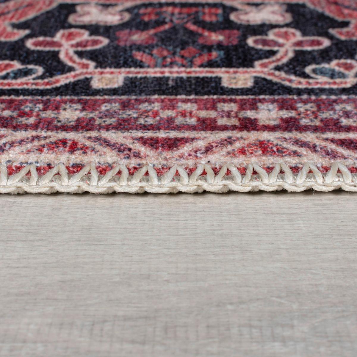 Flachwebteppich Windsor Traditional Red 60x230 - Rot, Basics, Textil (60/230cm)