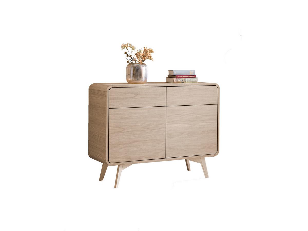 Sideboard Torsby Eichefarben B: 108 Cm - Eichefarben, Design, Holzwerkstoff (108/84/39cm) - Livetastic