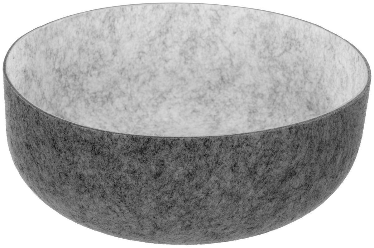 Korbset Gabriel - Hellgrau/Schwarz, KONVENTIONELL, Kunststoff - Luca Bessoni