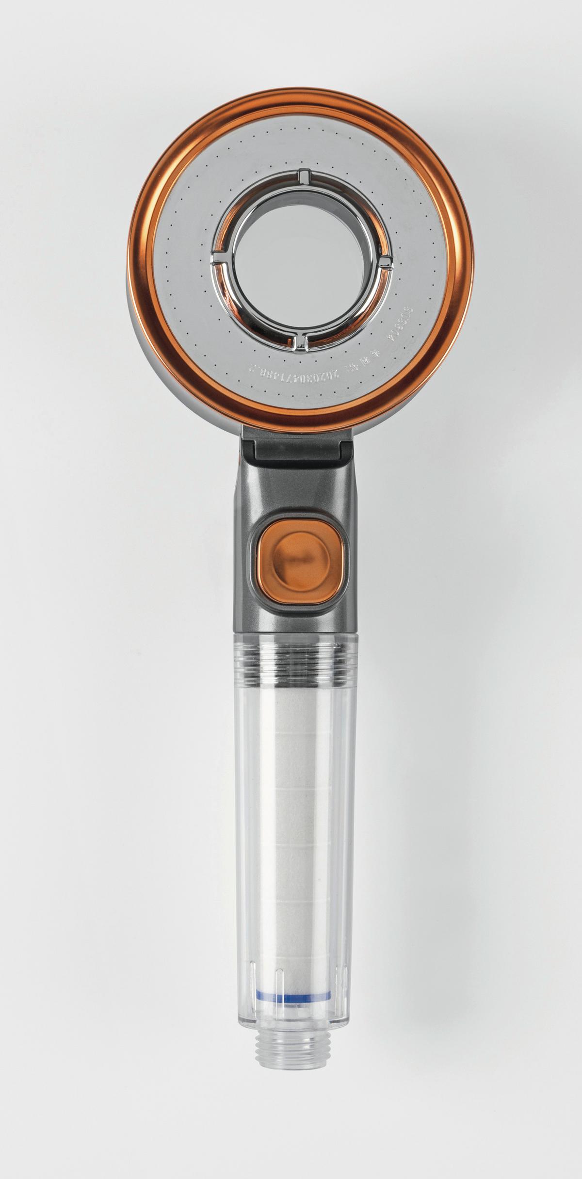 Duschkopf Roberto - Silberfarben, LIFESTYLE, Kunststoff/Metall (26/9,4/5,8cm)