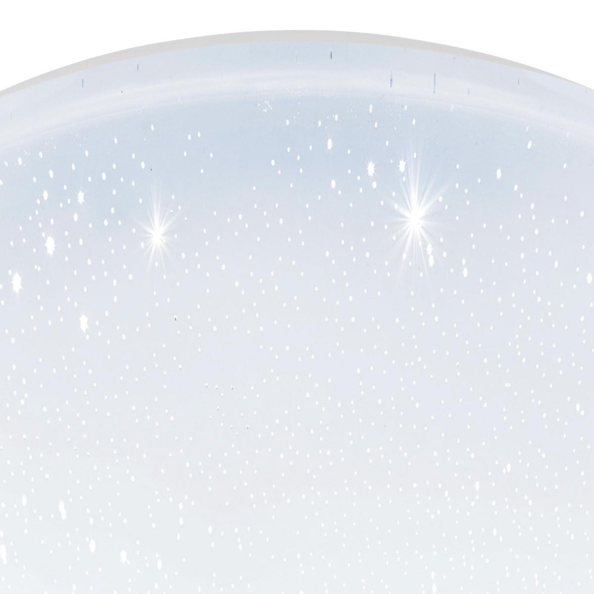 LED-Deckenleuchte Pogliola-S Ø 31 cm mit Sternenhimmel - Weiß, Basics, Kunststoff/Metall (31/5,5cm)