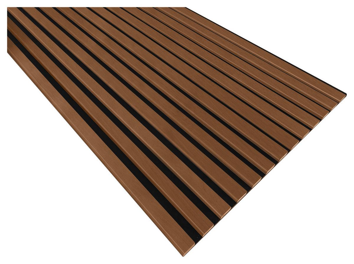 Akustikpaneel Josef - Walnussfarben, MODERN, Holzwerkstoff/Kunststoff (90/60/2cm)