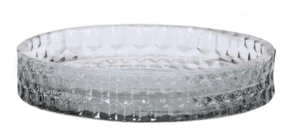 Seifenschale Melua Anthrazit Glas - Anthrazit, Basics, Glas (11,0/2,2cm) - Kleine Wolke