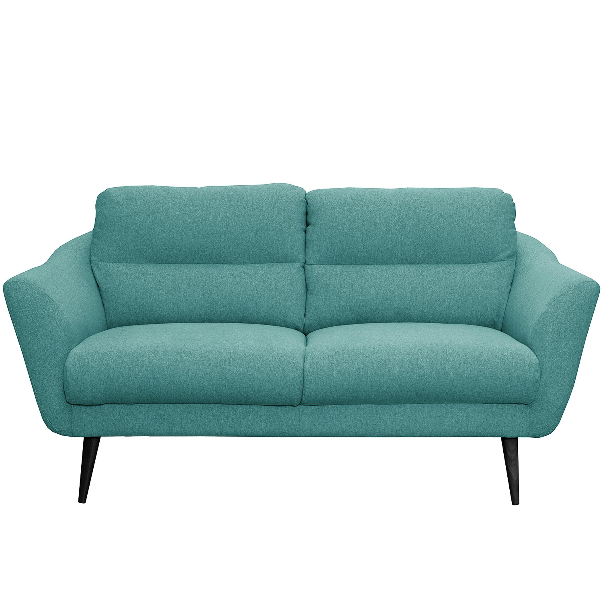 2,5-sitzer Tromso Türkis B: 187 Cm - Türkis/Schwarz, Design, Textil (187/87/88cm) - Livetastic