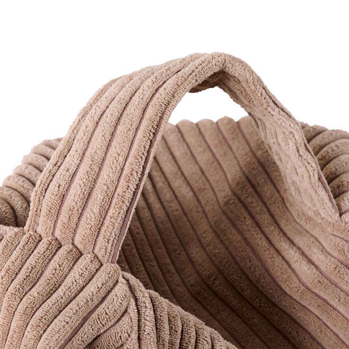 Sitzsack Hellbraun B: 80cm - Hellbraun, Trend, Textil (80/85/80cm) - Livetastic