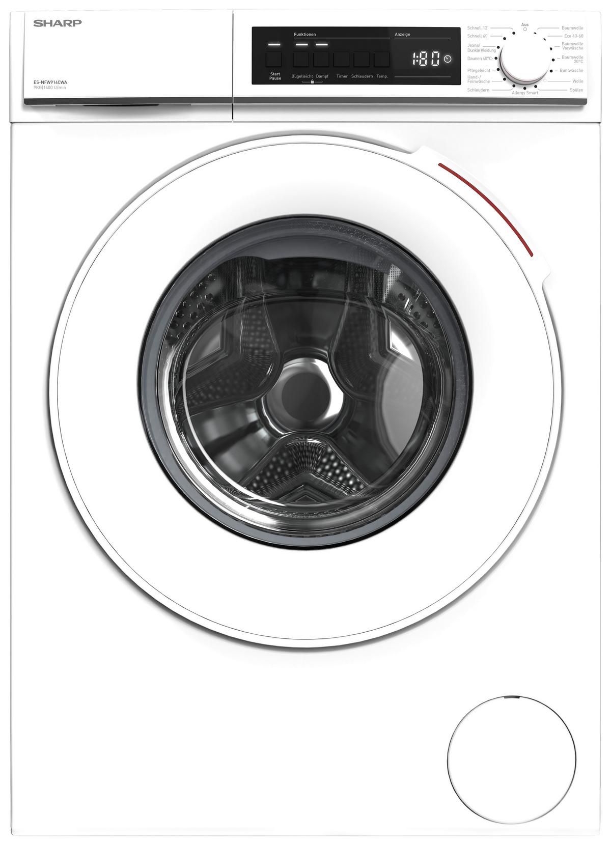 9 SHARP Füllmenge Waschmaschine mit kaufen kg