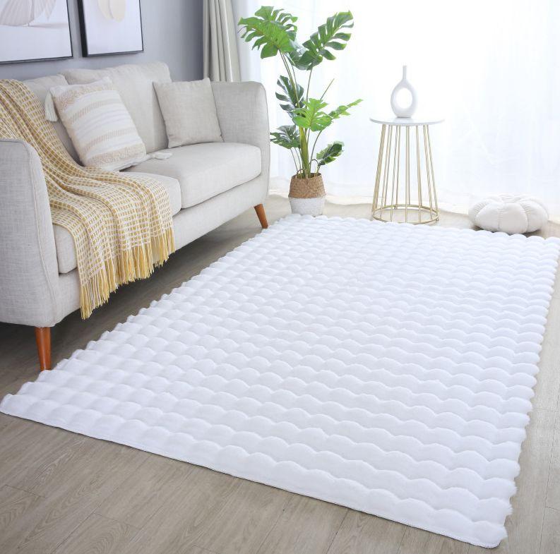 Koberec z umělé kožešiny 160x230 cm bílý - bílá, Basics, textil (160/230cm) - Novel