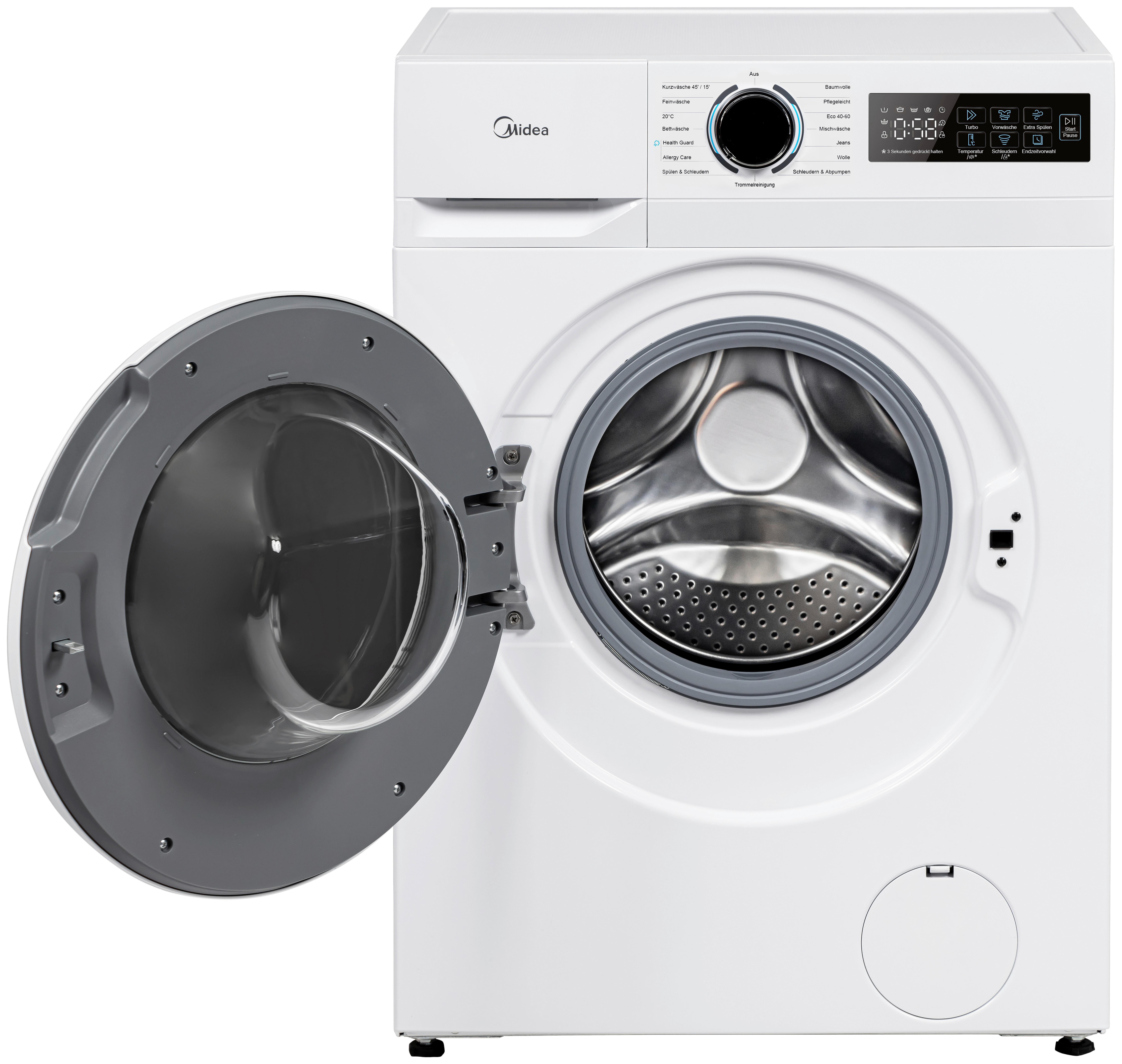 Waschmaschine Mf110w70b-14a10 - Weiß, Basics, Kunststoff/Metall (59,5/85/49cm) - Midea