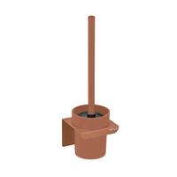WC KEFA SO STOJANOM TURBO-LOC LIZAN - hnedá, Modern, kov/plast (10,5/30,5/10,5cm) - Mömax