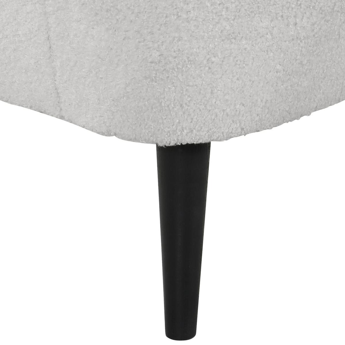 Ohrensessel Versailles Schlammfarben B: 72 cm - Schlammfarben/Dunkelbraun, Design, Textil (72/104/85cm) - MID.YOU