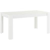 ESSTISCH Lynn Weiß L: 160 cm - Weiß, Design, Holzwerkstoff (160/75/90cm) - MID.YOU