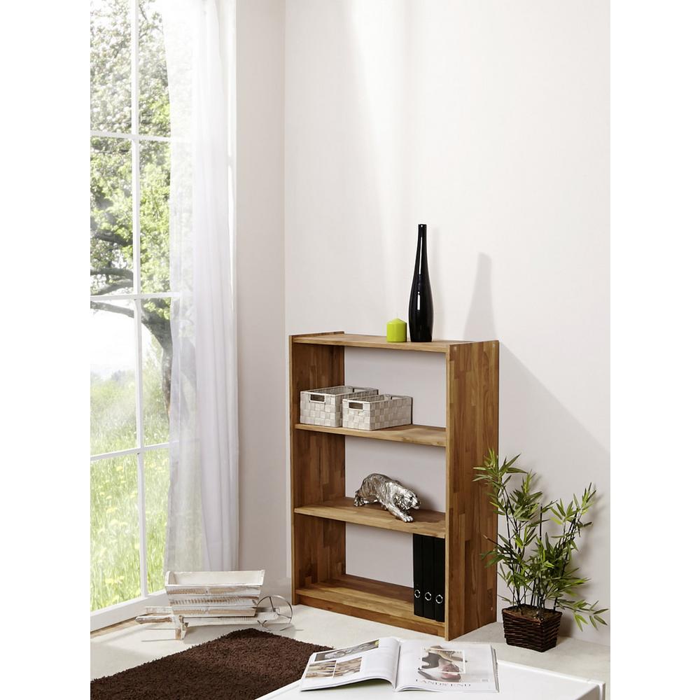 Regál z masívu Simon - dub v: 111cm, farby duba, 80 cm, 111 cm, 31 cm