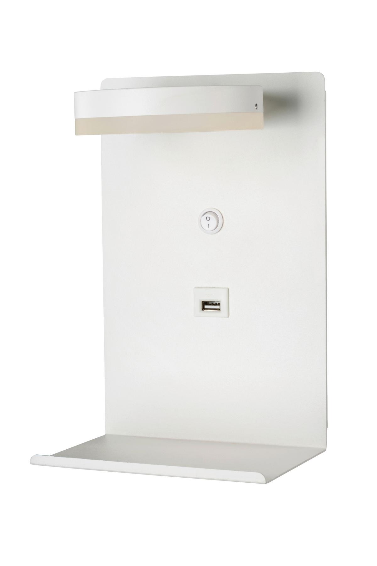 LED-Wandleuchte 21-76052 Compact - Weiß, KONVENTIONELL, Metall (15/10/23cm)