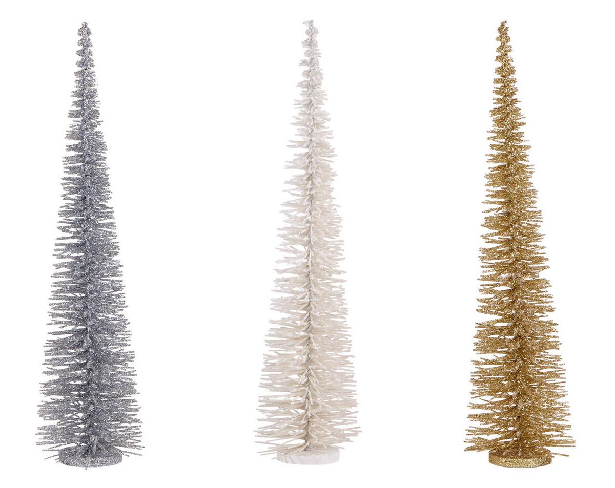 Dekor Fa Davon - aranyszínű/ezüstszínű, Basics, műanyag/természetes anyagok (16/70cm) - Ondega