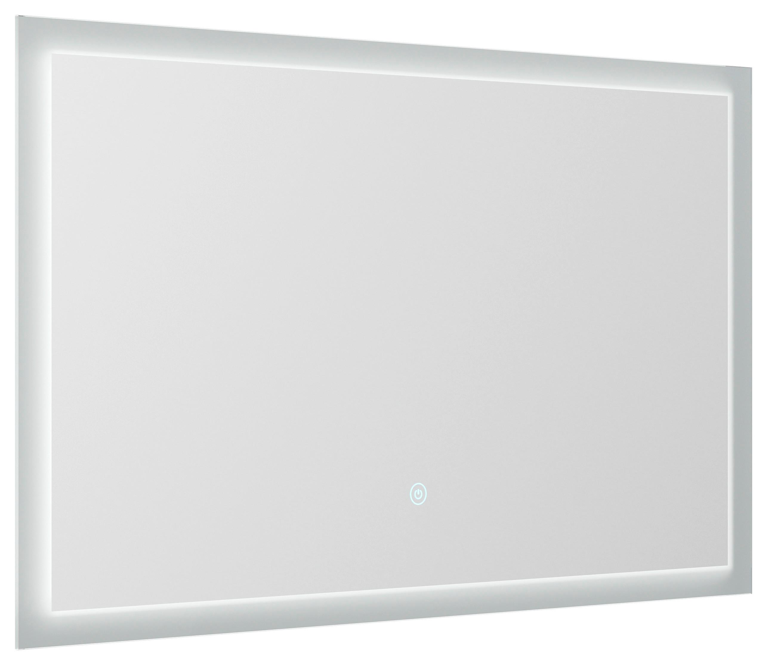 Badezimmerspiegel Led Spiegel Rechteckig B: 90cm - MODERN, Glas (90/53/3,2cm) - MID.YOU