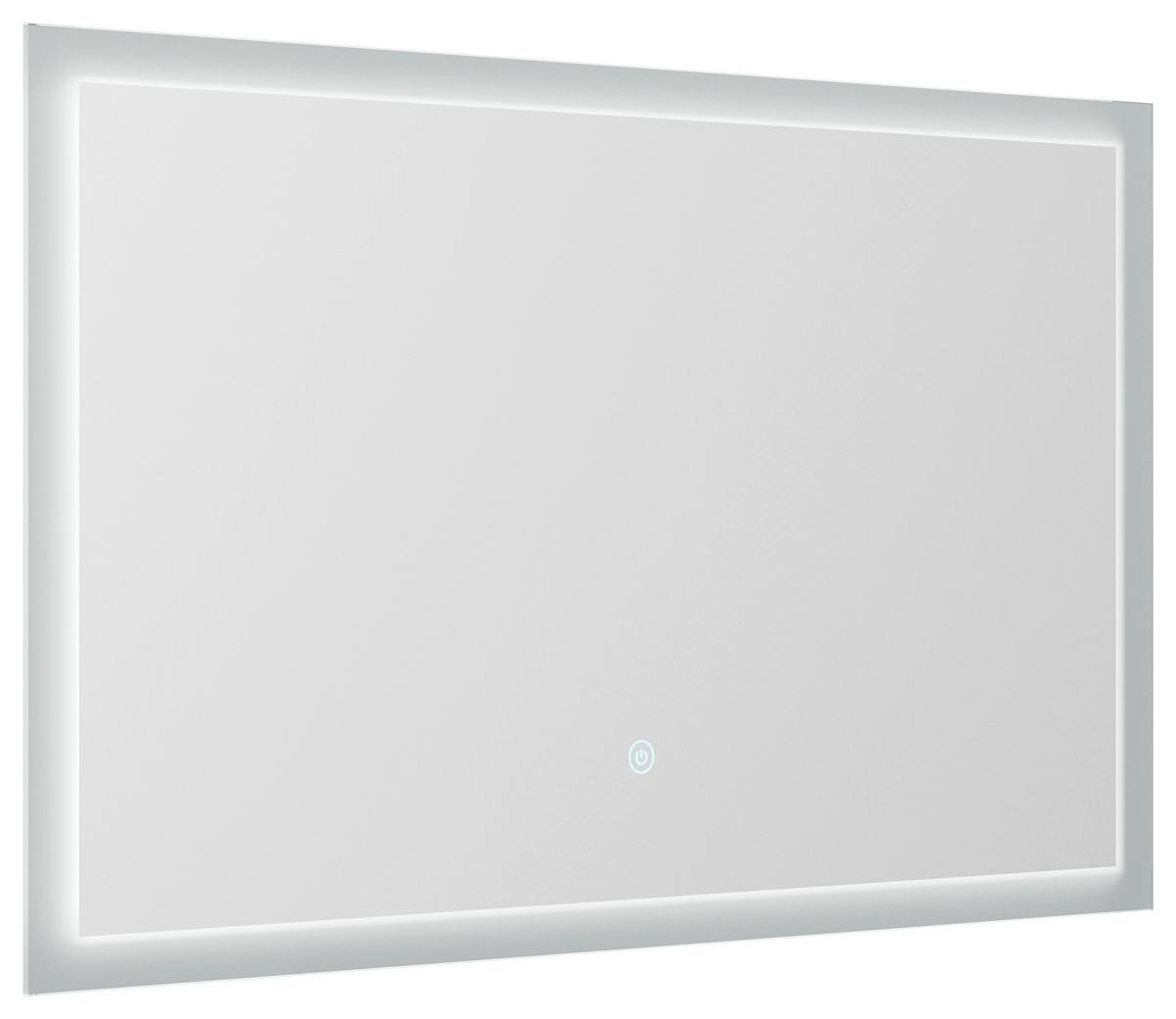 Badezimmerspiegel Led Spiegel Rechteckig B: 90cm - MODERN, Glas (90/53/3,2cm) - MID.YOU