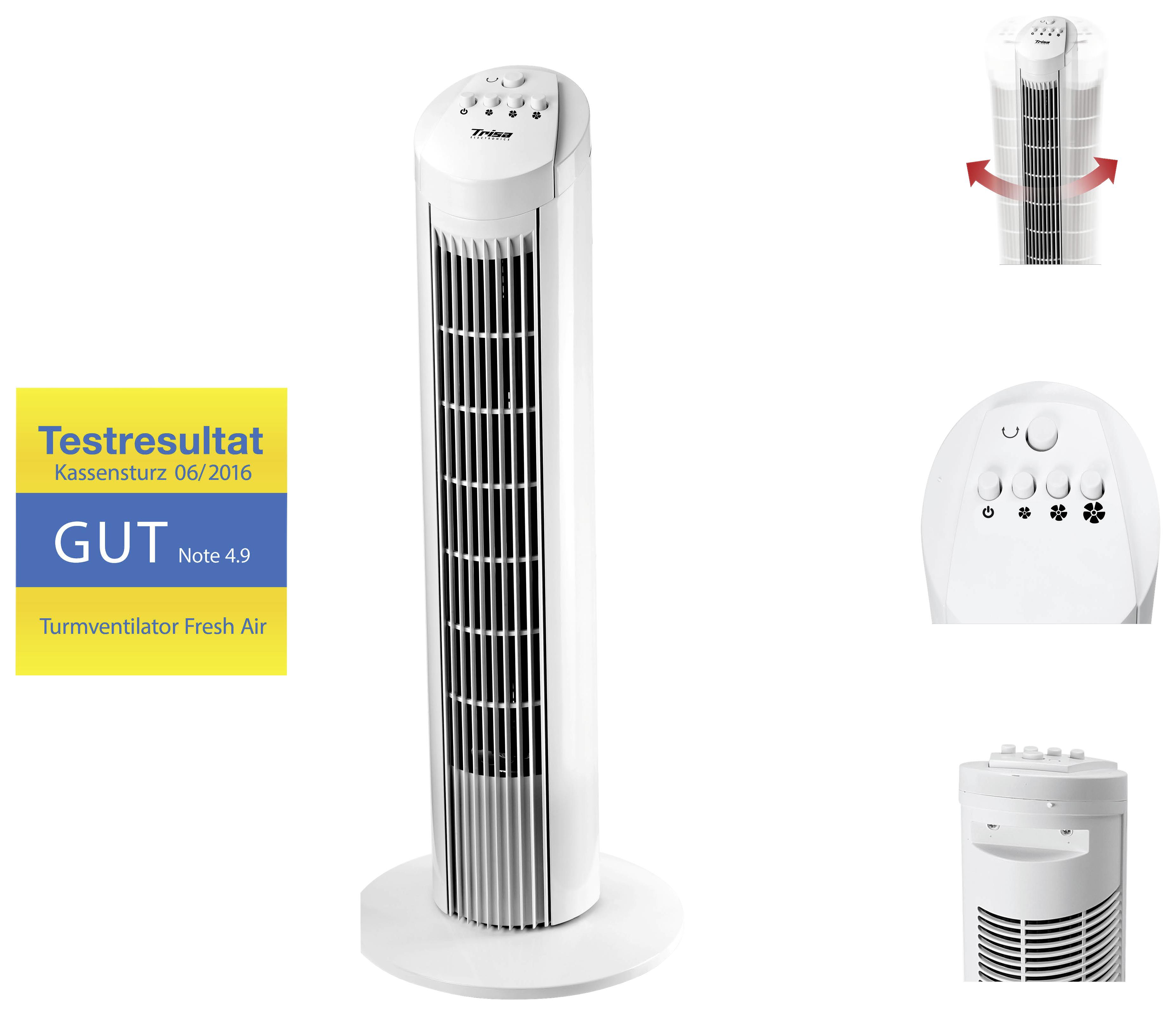 Turmventilator 45W Weiß