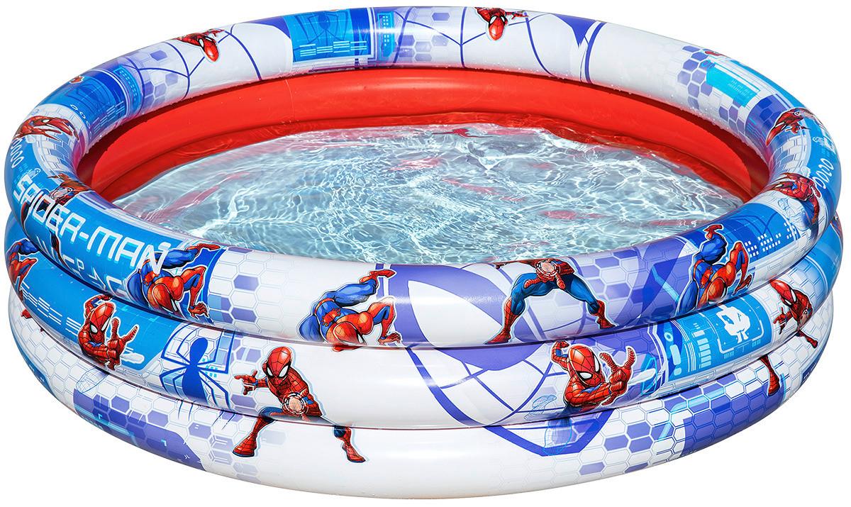 Planschbecken Spider-Man Ø 122 cm,Wasserkapazität 200L - Blau, Basics, Kunststoff (122/30cm) - Bestway