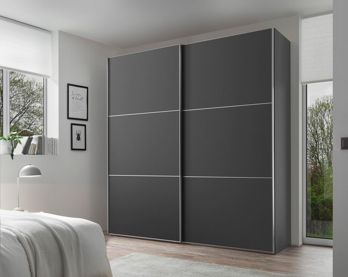 Schwebetürenschrank mit zwei Schiebetüren