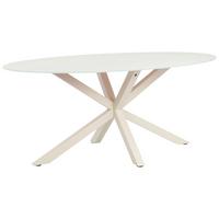 Esstisch Vanda Kaschmir L: 180 cm - Kaschmir, MODERN, Glas/Metall (180/100/75cm) - P & B