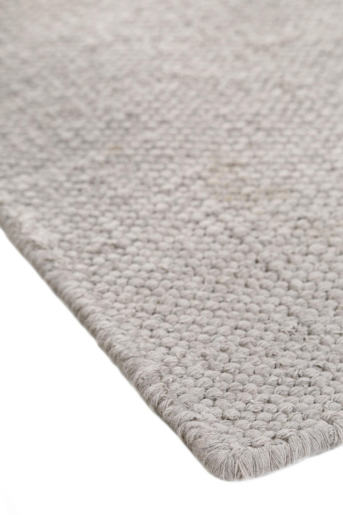 Handwebteppich Silber Baumwoll Rainbow Kelim 130x190 - Silberfarben, KONVENTIONELL, Textil (130/190cm) - Esprit