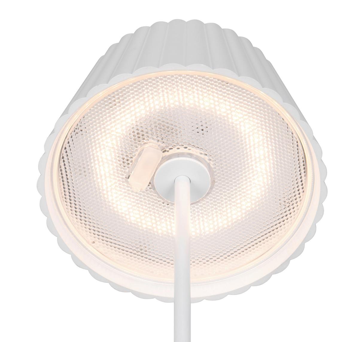 Akku-Stehleuchte R47706131 Suarez - Weiß, Design, Metall (13,5/123cm)