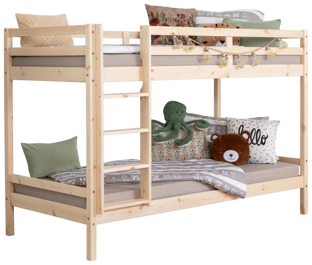 Etagenbett 970507 Rene - Naturfarben, MODERN, Holz (90/200cm) - MID.YOU