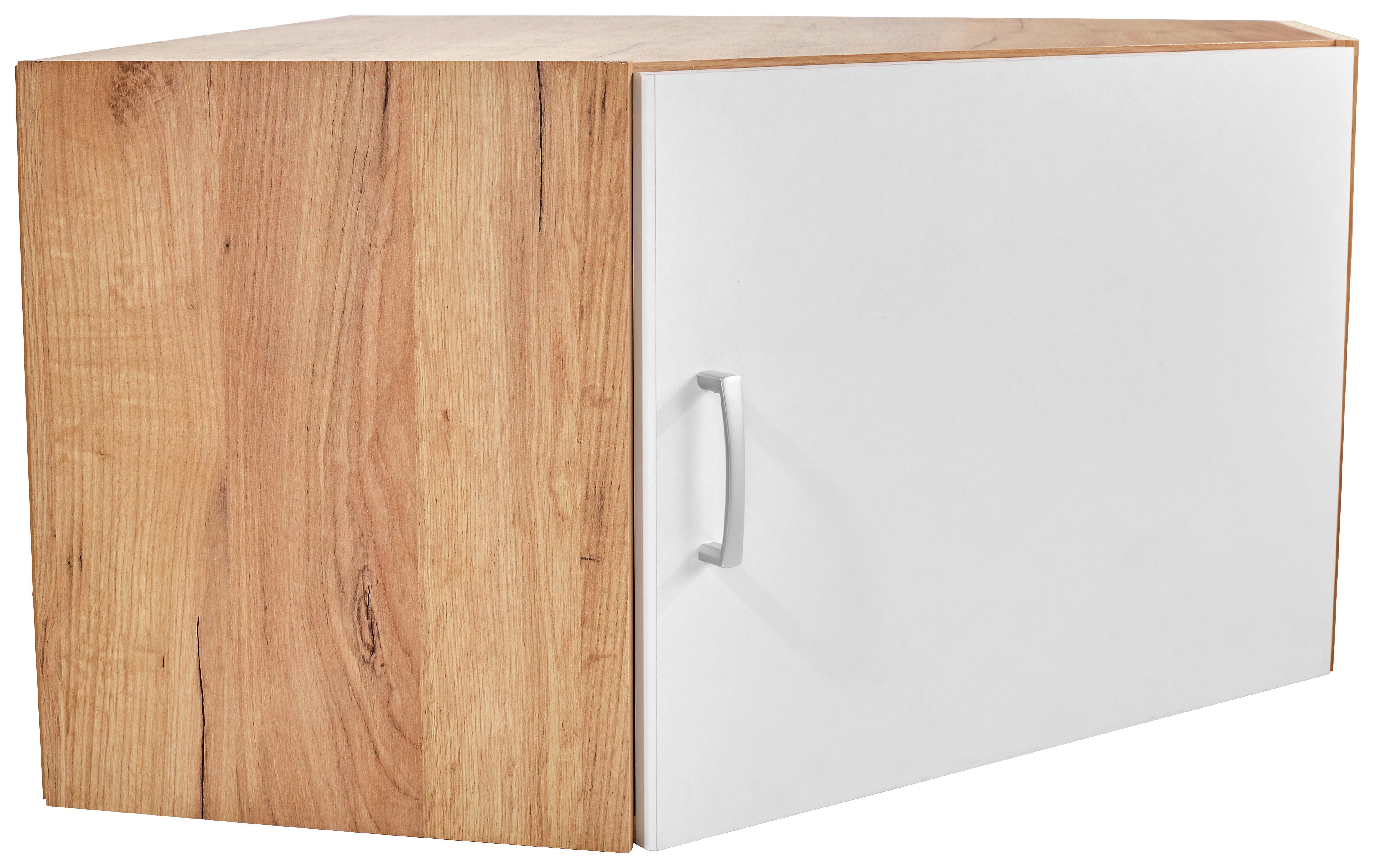 Szekrényrátét Tio - tölgyfa/fehér, Konventionell, faalapú anyag (80/80cm)