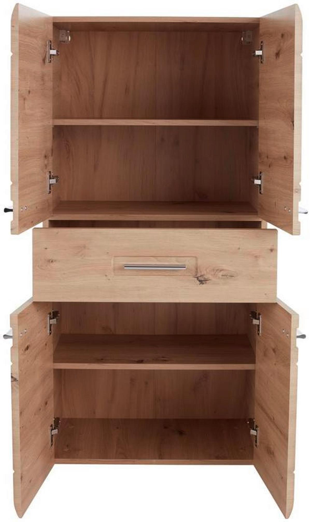 Midischrank Mit Soft-Close Avensis B: 60cm, Eiche Dekor - Eichefarben, MODERN, Holzwerkstoff (60/128,5/33cm) - Luca Bessoni