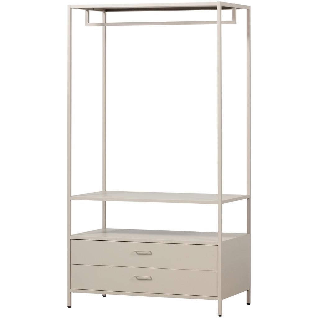 OFFENER KLEIDERSCHRANK Ferris Sandfarben B: 100cm
