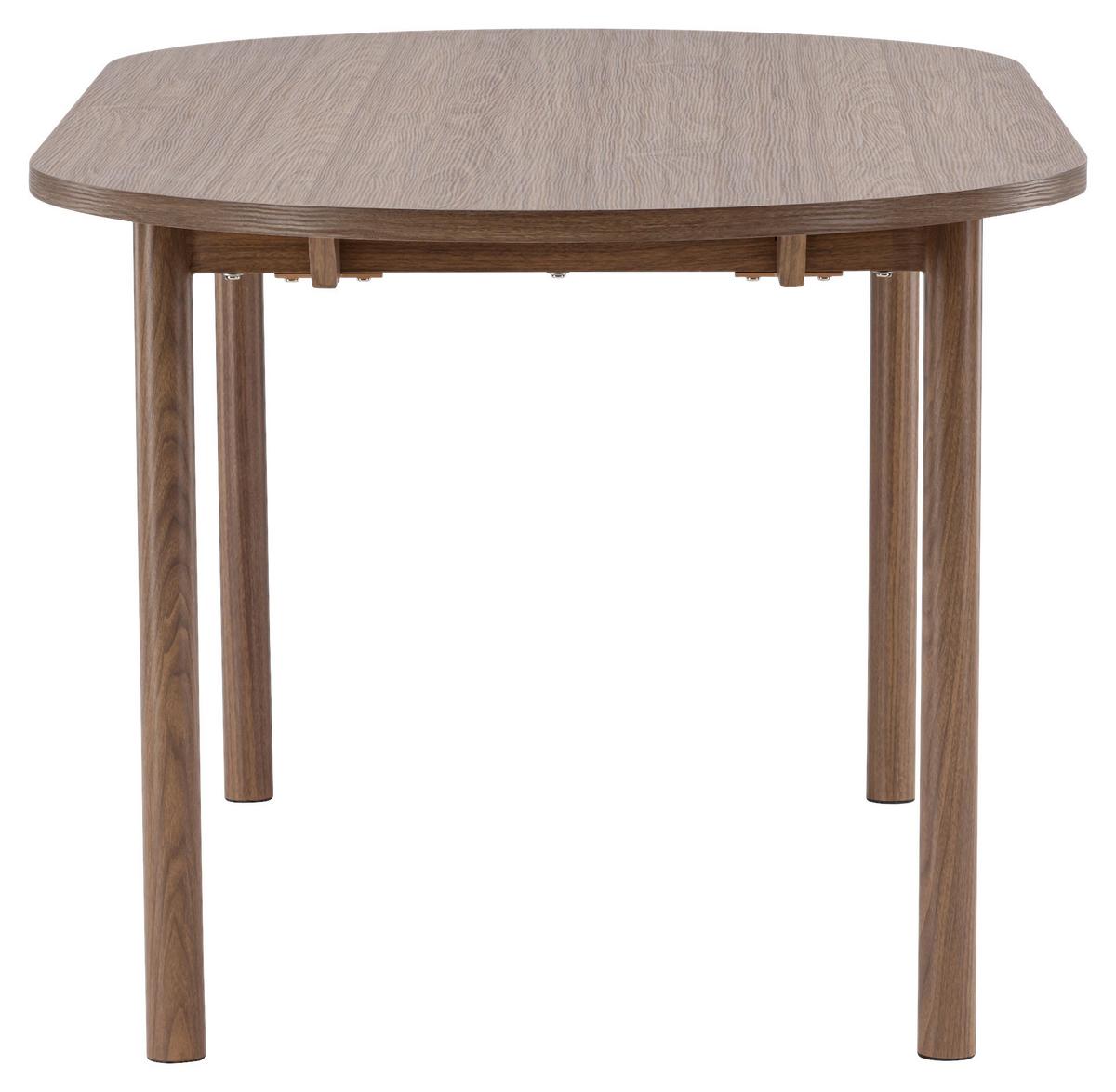 Esstisch Andy - Braun, Design, Holzwerkstoff/Metall (180/90/75cm) - Livetastic