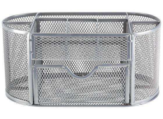 Stojánek Na Tužky Mesh -sb- - šedá, Moderní, kov (22,3/10,5/11cm) - Mömax modern living Stojánek Na Tužky Mesh -sb- - šedá, Moderní, kov (22,3/10,5/11cm) - Mömax modern living