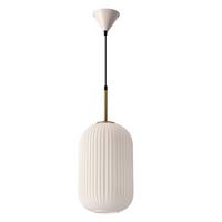 PENDELLEUCHTE 31-35455 CRESTO - Goldfarben/Weiß, KONVENTIONELL, Metall (20/20/115cm)