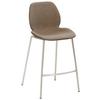 Tresenstuhl My Solo - Sandfarben/Edelstahlfarben, KONVENTIONELL, Textil/Metall (49/97/53cm) - Livetastic