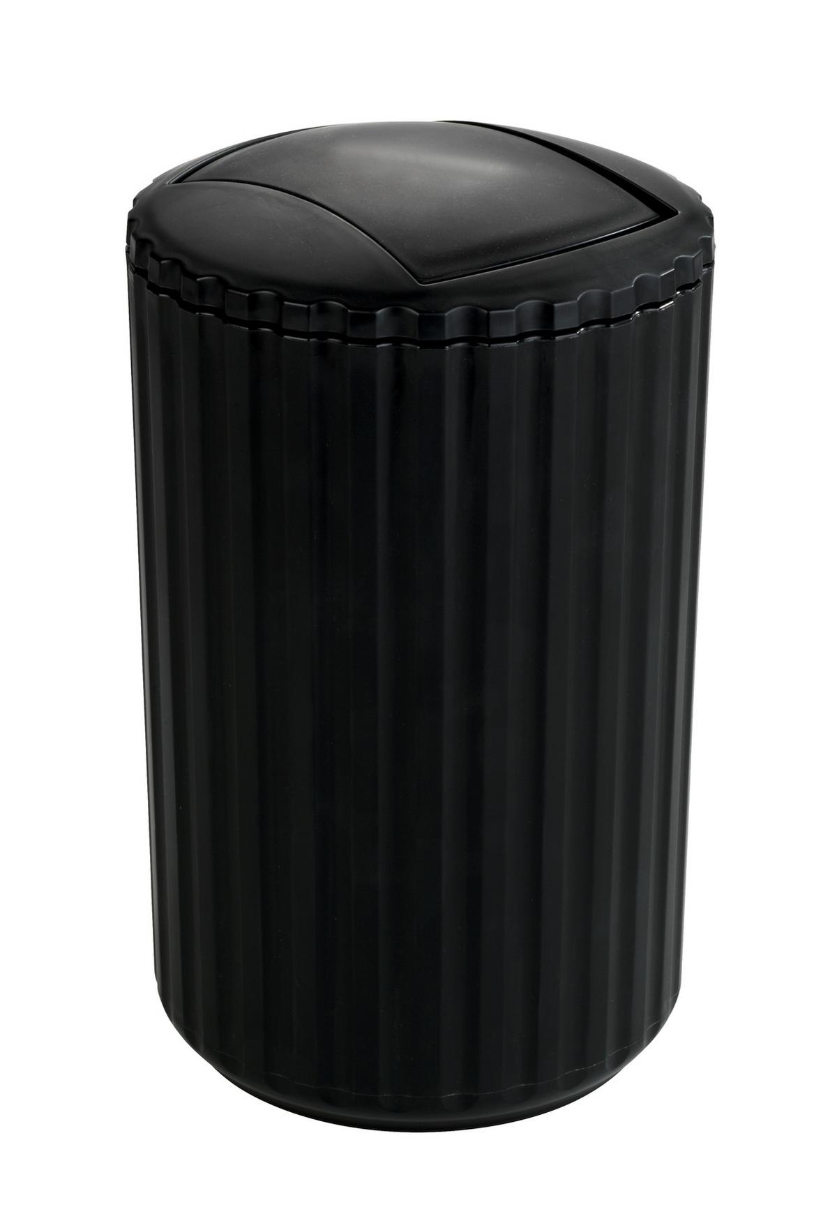 Kozmetický kôš ALLSTAR MINAS - čierna, Modern, plast (15cm) - Wenko
