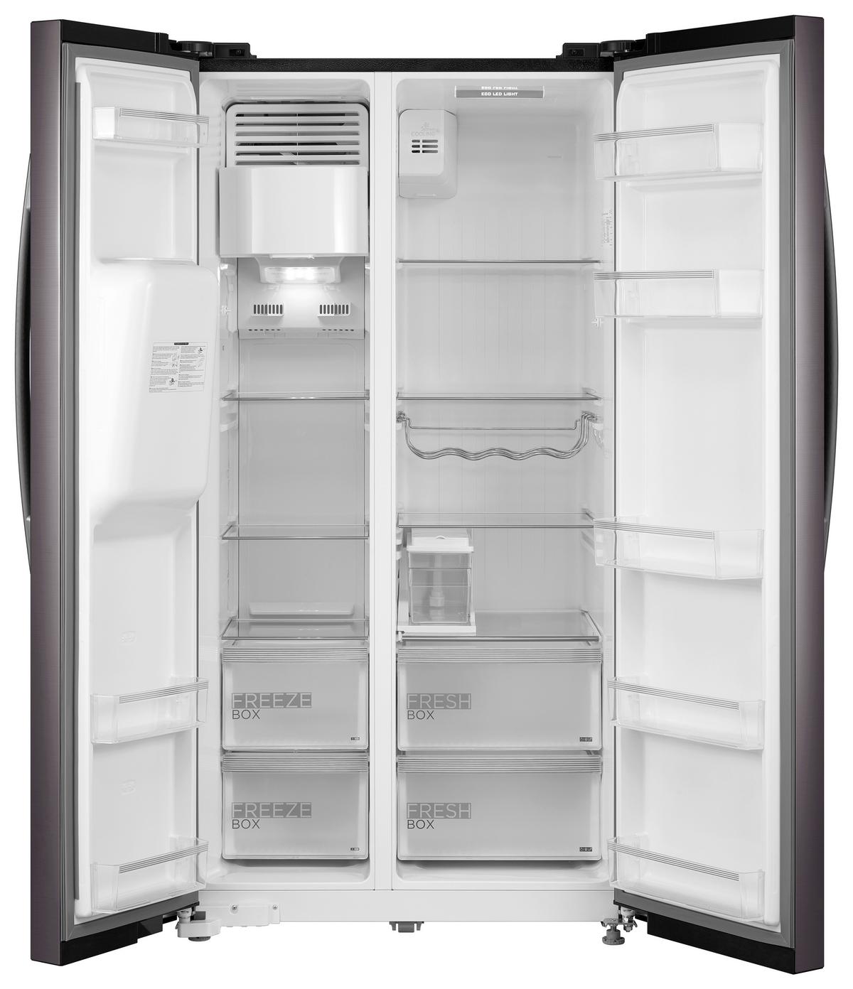 Side-by-side Ks-Ddx 6.32 Wt - Basics, Kunststoff/Metall (89,7/176,5/76,1cm) - Midea