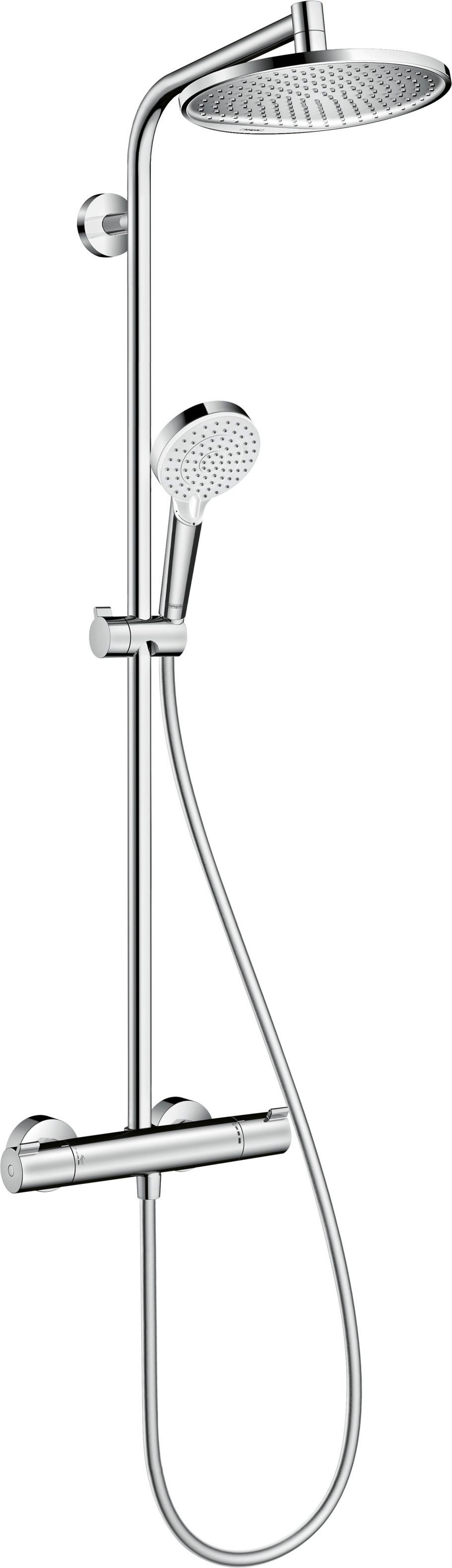 Brausegarnitur Hg Crometta S 240 Showerpipe Chromfarben - Chromfarben, Basics (30,4/142,7/46,8cm) - Hansgrohe