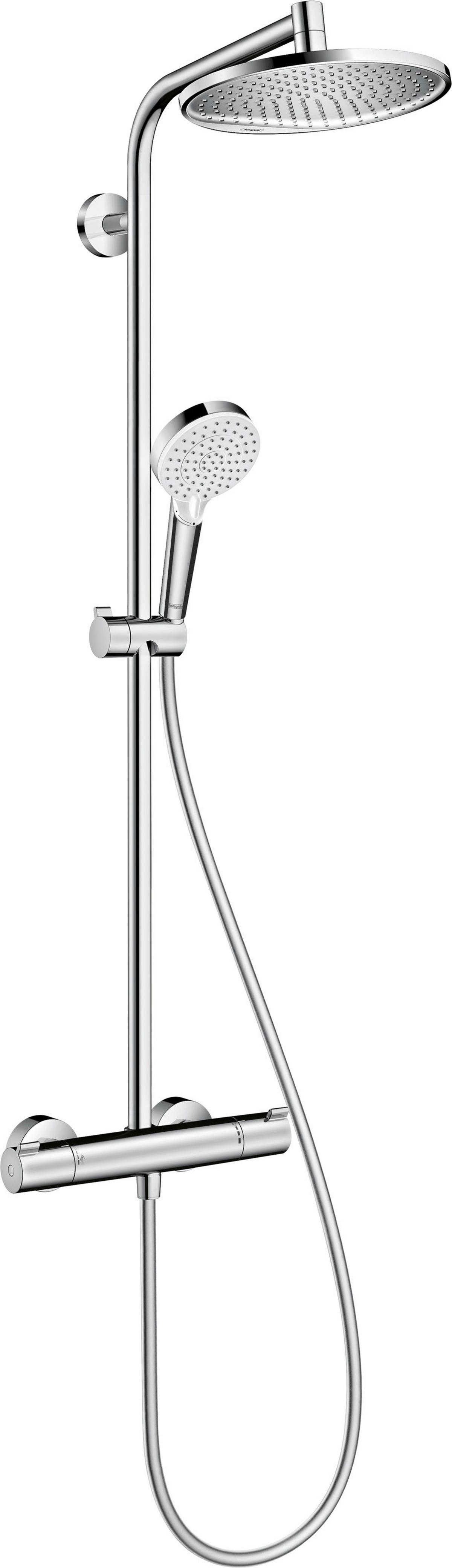 Brausegarnitur Hg Crometta S 240 Showerpipe Chromfarben - Chromfarben, Basics (30,4/142,7/46,8cm) - Hansgrohe