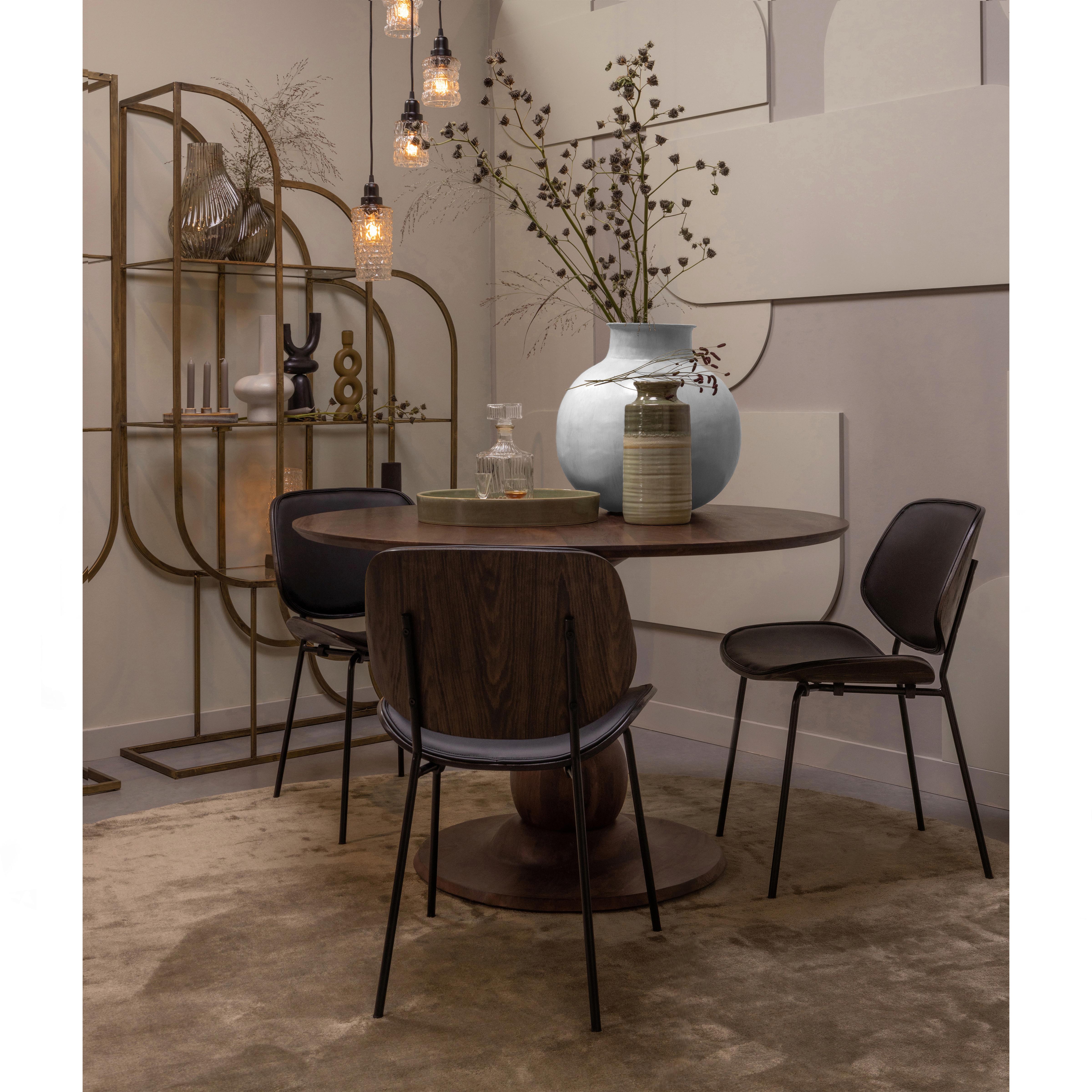 Esstisch Blanco Walnussfarben L: 120 Cm - Walnussfarben, Design, Holz (120/120/75cm) - Livetastic