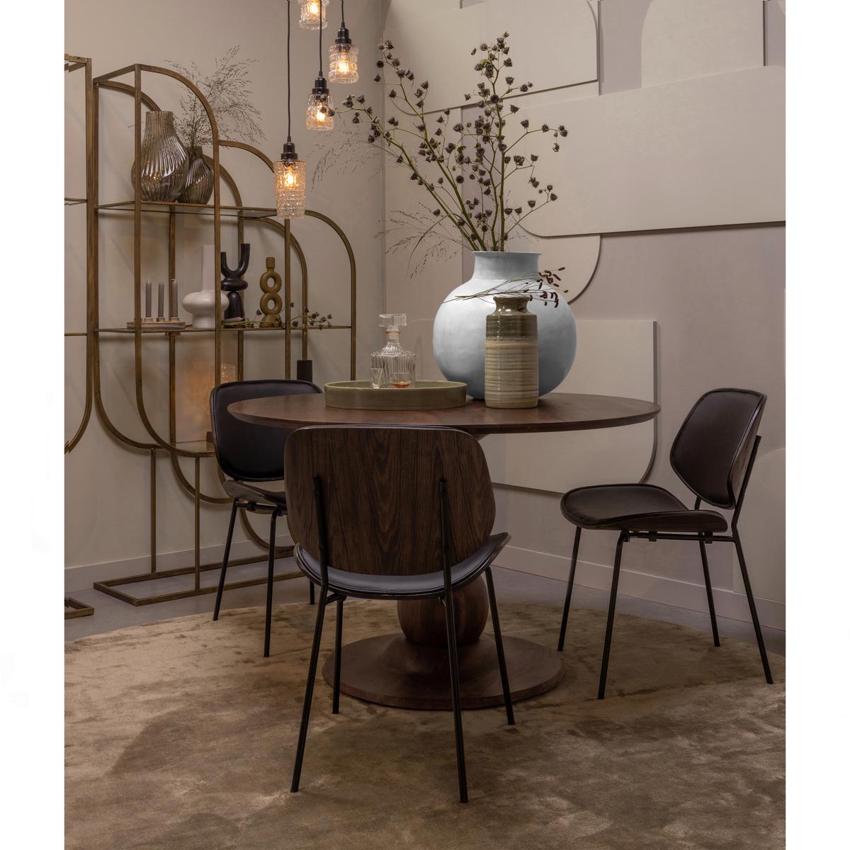 Esstisch Blanco Walnussfarben L: 120 Cm - Walnussfarben, Design, Holz (120/120/75cm) - Livetastic