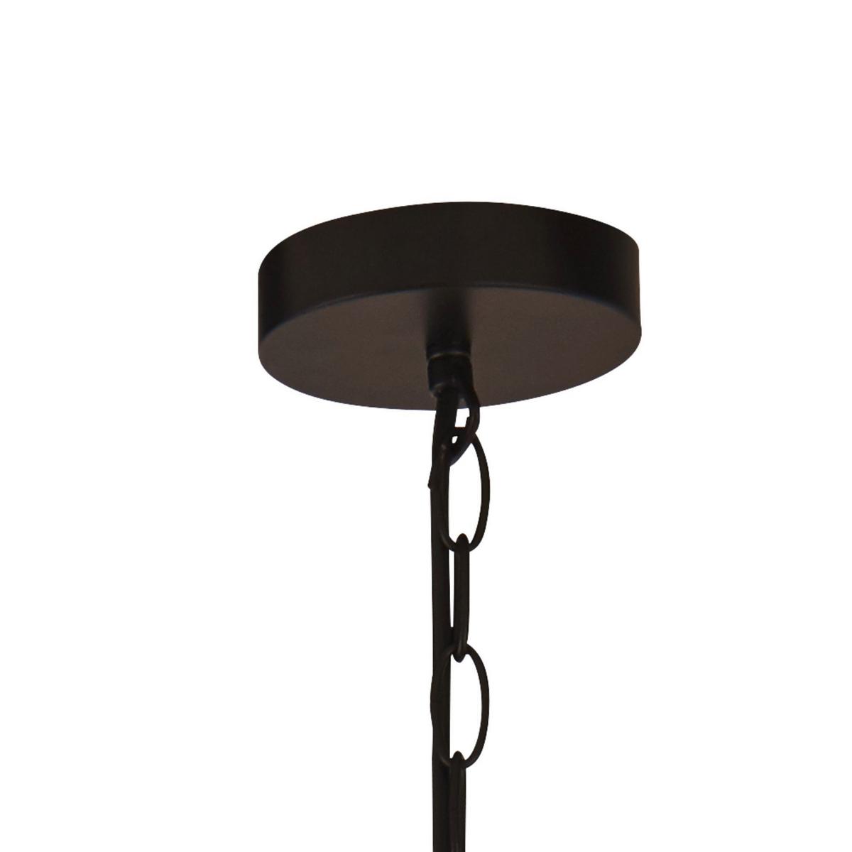 Hängeleuchte Discus H: 135 cm, 4-Flammig, höhenverstellbar - Goldfarben/Schwarz, Design, Metall (47/135cm)